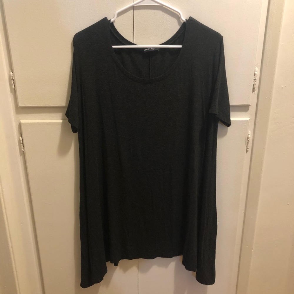 gray brandy melville t shirt dress